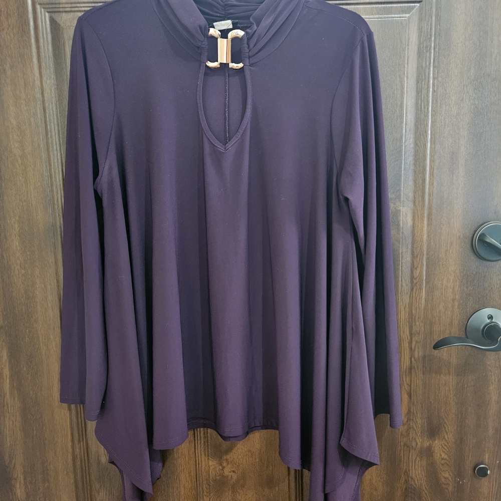 Elegant Purple Women's Top